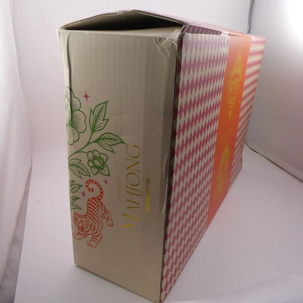 Maison Lude Mahjong Blooming Edition 160 Tile Set Premium Mat Leather Bag New